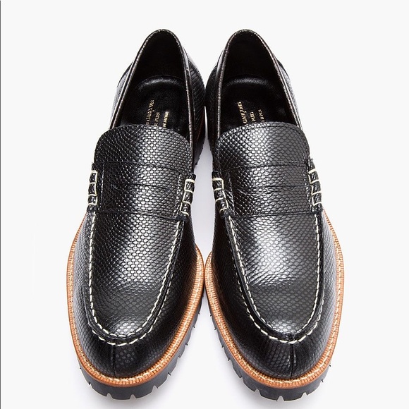 Comme Des Garcon Metallic Effect Leather Loafer - Picture 4 of 4